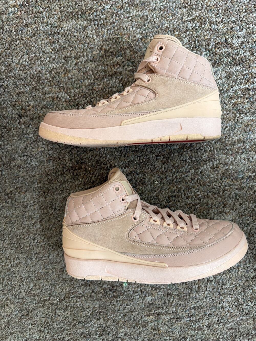 Size 5.5 (GS) - Jordan 2 Retro x Just Don Mid Arctic Orange 2017 BB